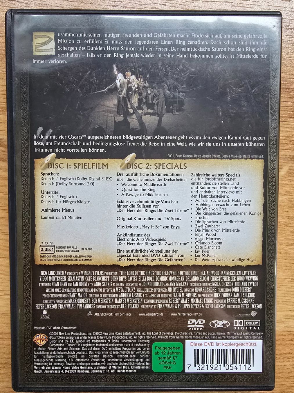 Tutti i DVDs: Herr der Ringe - Die Gefährten DVD – Usato da Büttikon AG venduto da Amineah 1