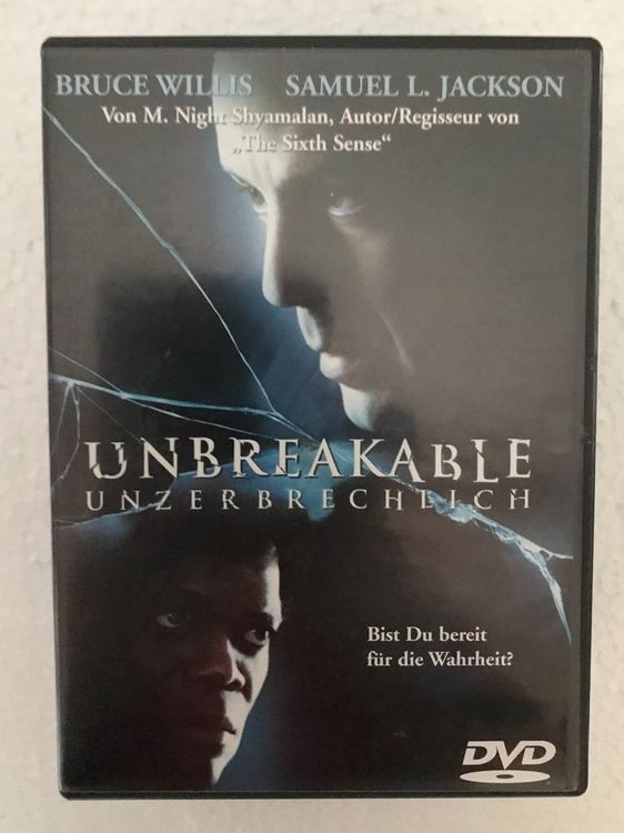 DVD Unbreakable /Bruce Willis/Samuel L.Jackson/2000/Thriller | Kaufen ...