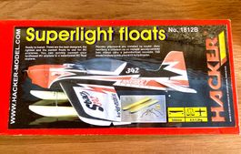 Hacker Superlight Floats 550mm - flotteur pour avion rc