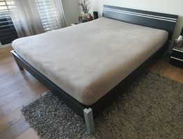 Designer-Schlafzimmer-Set: Bett extralang 220x200cm & mehr..