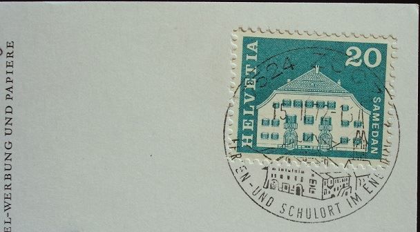 Cartes postales: ZUOZ Hotel Castell – D'occasion à Jona par philajona 1