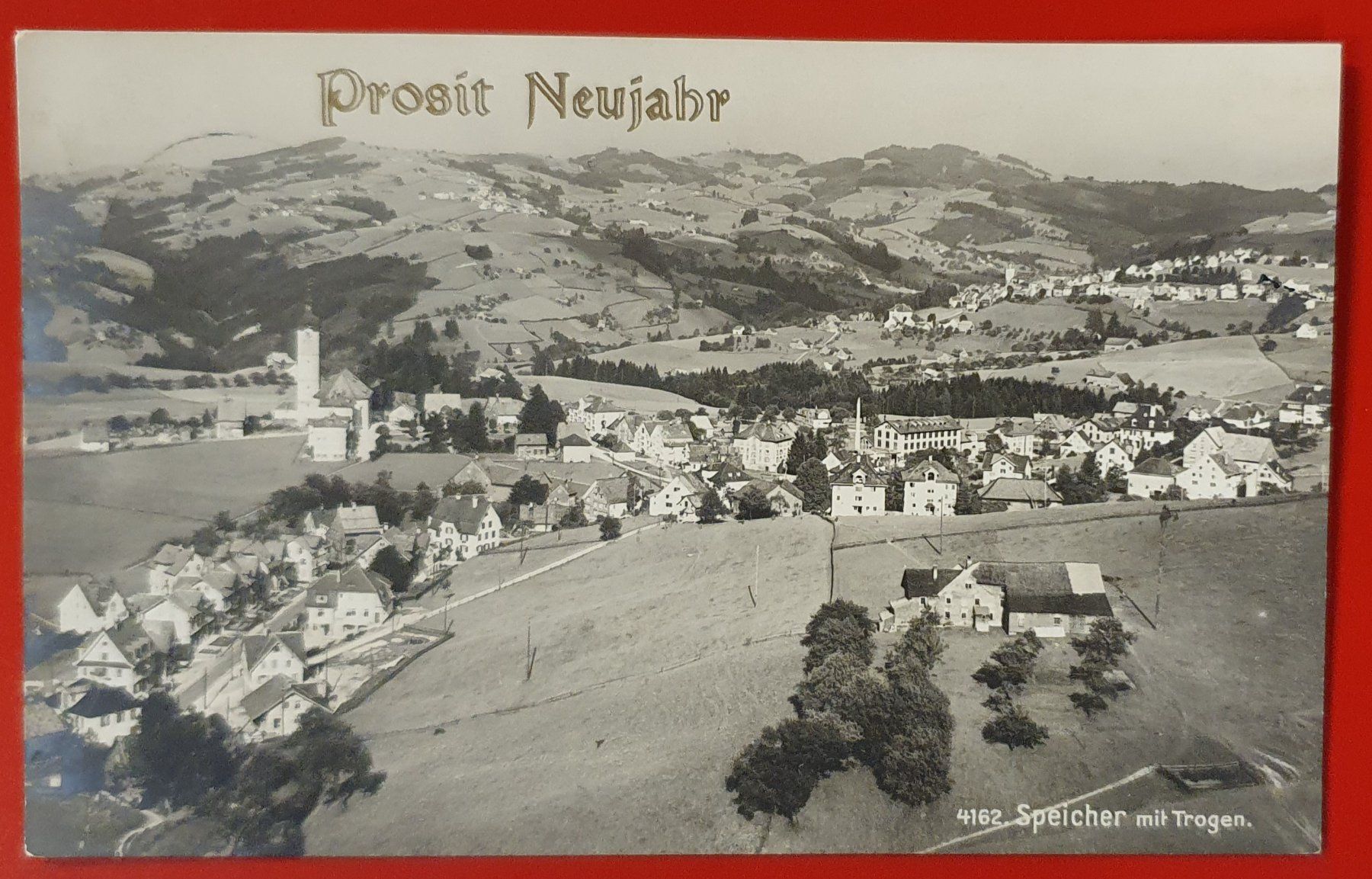 Cartoline postali: Speicher mit Trogen 1917 – Usato da Kreuzlingen venduto da Rschweiz1