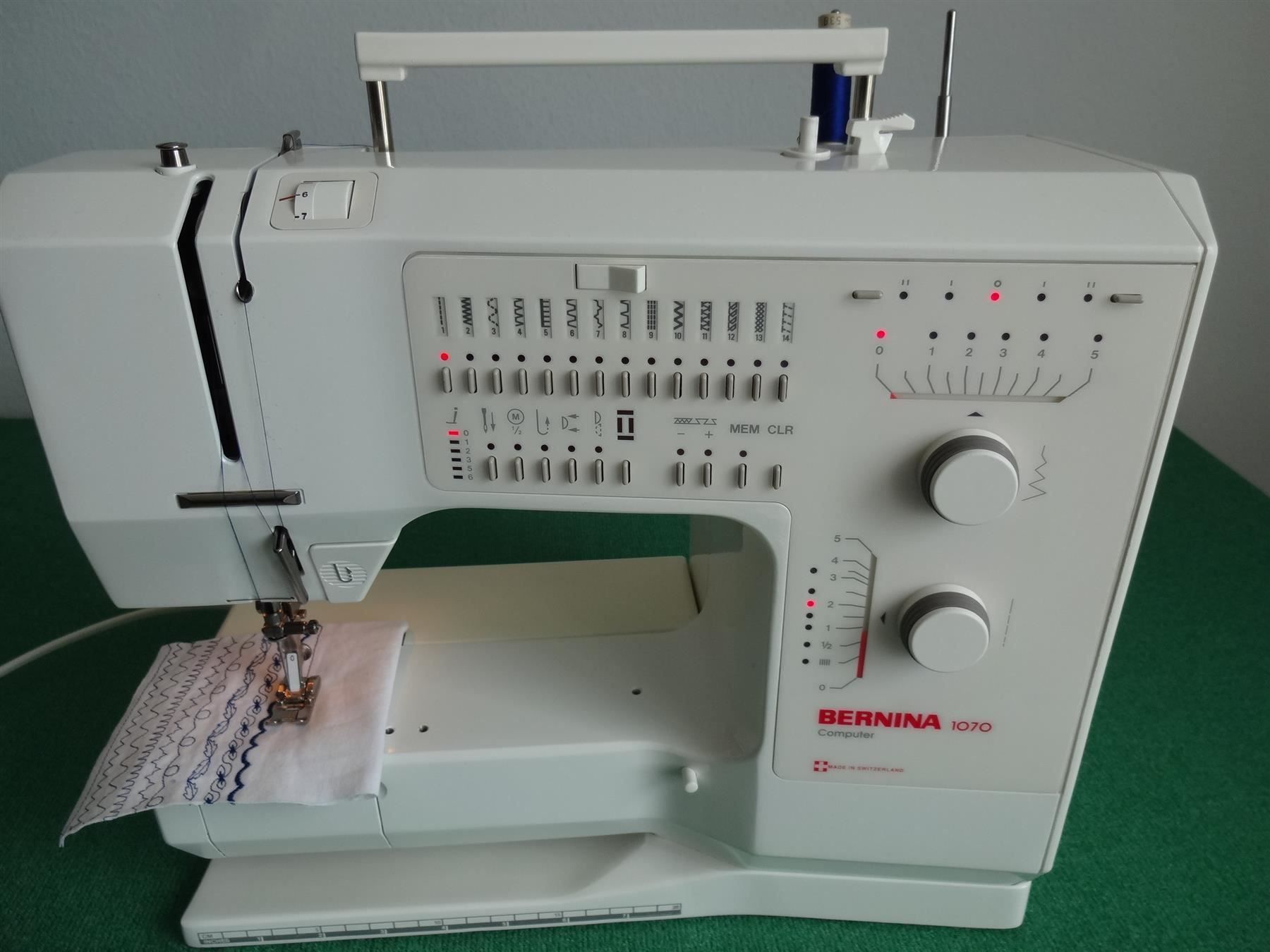 Bernina Nähmaschinen: "BERNINA 1070- Computer"4-Mon.Garantie – Gebraucht aus Frauenfeld von jaho13 1