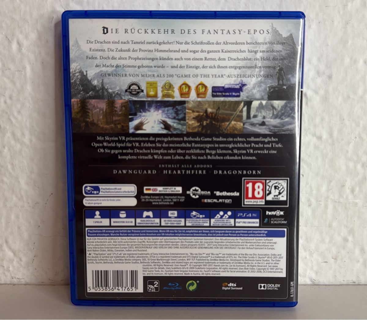 Sony Jeux: The Elder Scrolls V Skyrim VR - PS4/PS5 Game – D'occasion à Ehrendingen par bubulence 1