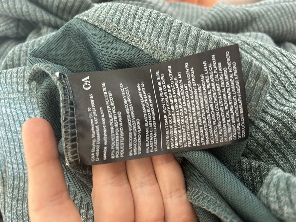 C&A Vestiti: C&A Kleid Grösse S, Blau/ Petrol – Usato da Uster venduto da xBeccax 3
