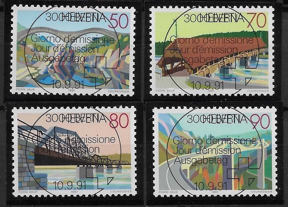 Tutti i francobolli: V0814  - Ponts vollstempel – Nuovo e nell'imballaggio originale da Trélex venduto da Phil_Albert