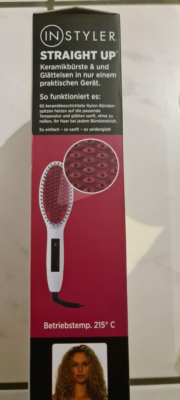 Altro per la cura dei capelli: InStyler Straight Up Keramik Glättbürste – Nuovo e nell'imballaggio originale da Uerkheim venduto da Kaufoption 5
