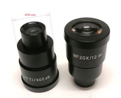 Mikroskop-Okulare, 1 Paar, 20 fach, Weitwinkel