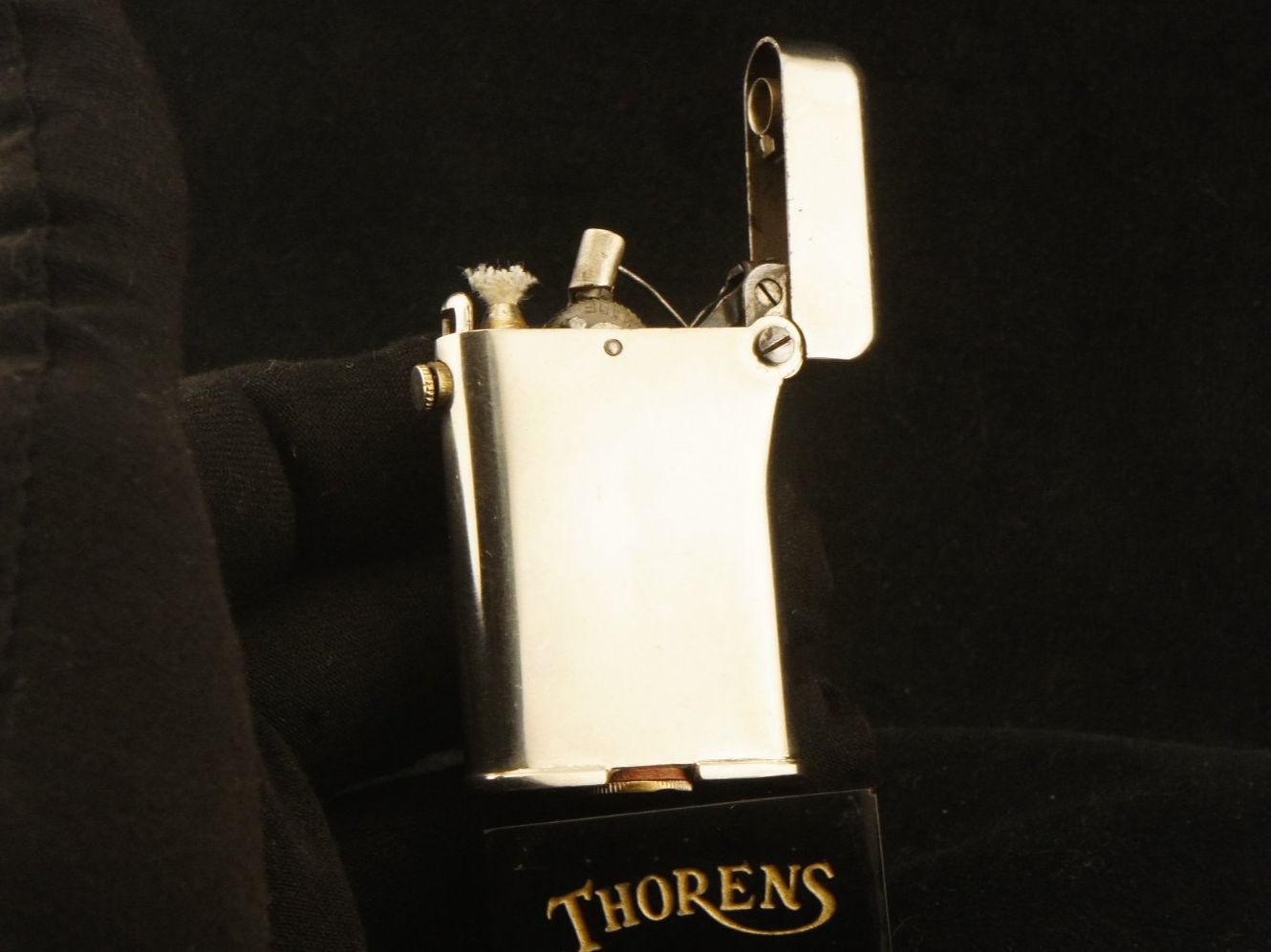 Thorens Accendini: THORENS double claw Swiss AUTOMATIC Benzinfeuerzeug – Usato da Emmenbrücke venduto da Feuerzeugservice 1