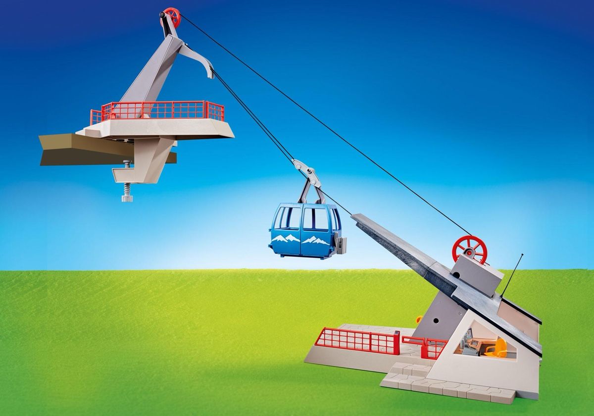 Playmobil Spielzeuge: Playmobil 9830 - Seilbahn mit Bergstation – Gebraucht aus Zuchwil von Commander0