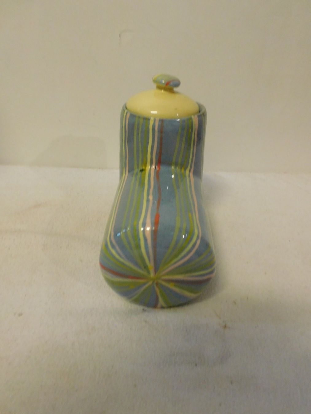 Zuckerdosen: Keramikdose mit Deckel, Handbemalt, Vintage Design! – Gebraucht aus sursee von trilli-tralli 2