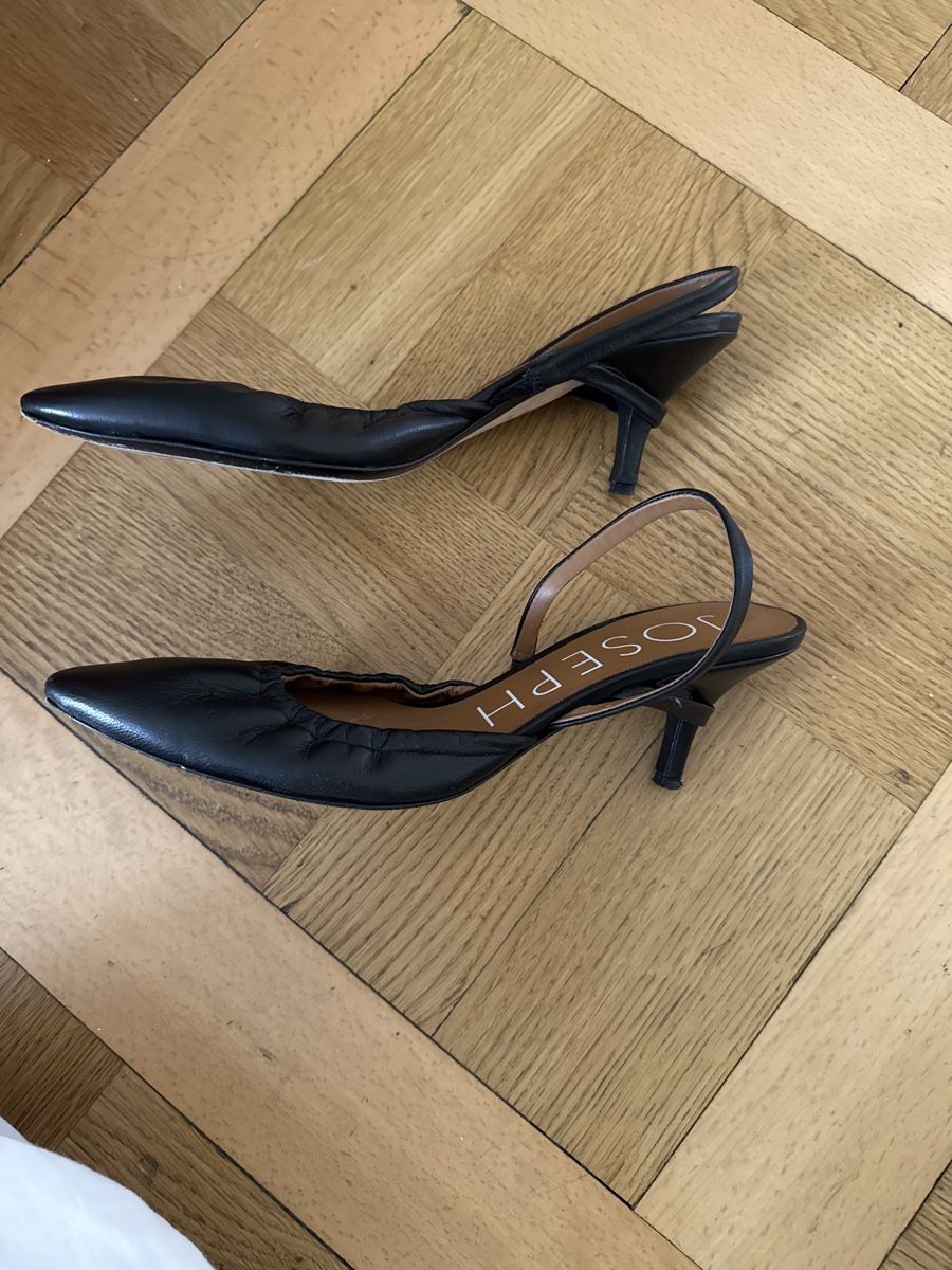Scarpe da donna: JOSEPH Black Leather Slingback - Size EU 39 – Usato da Genève venduto da woo_qt79 1