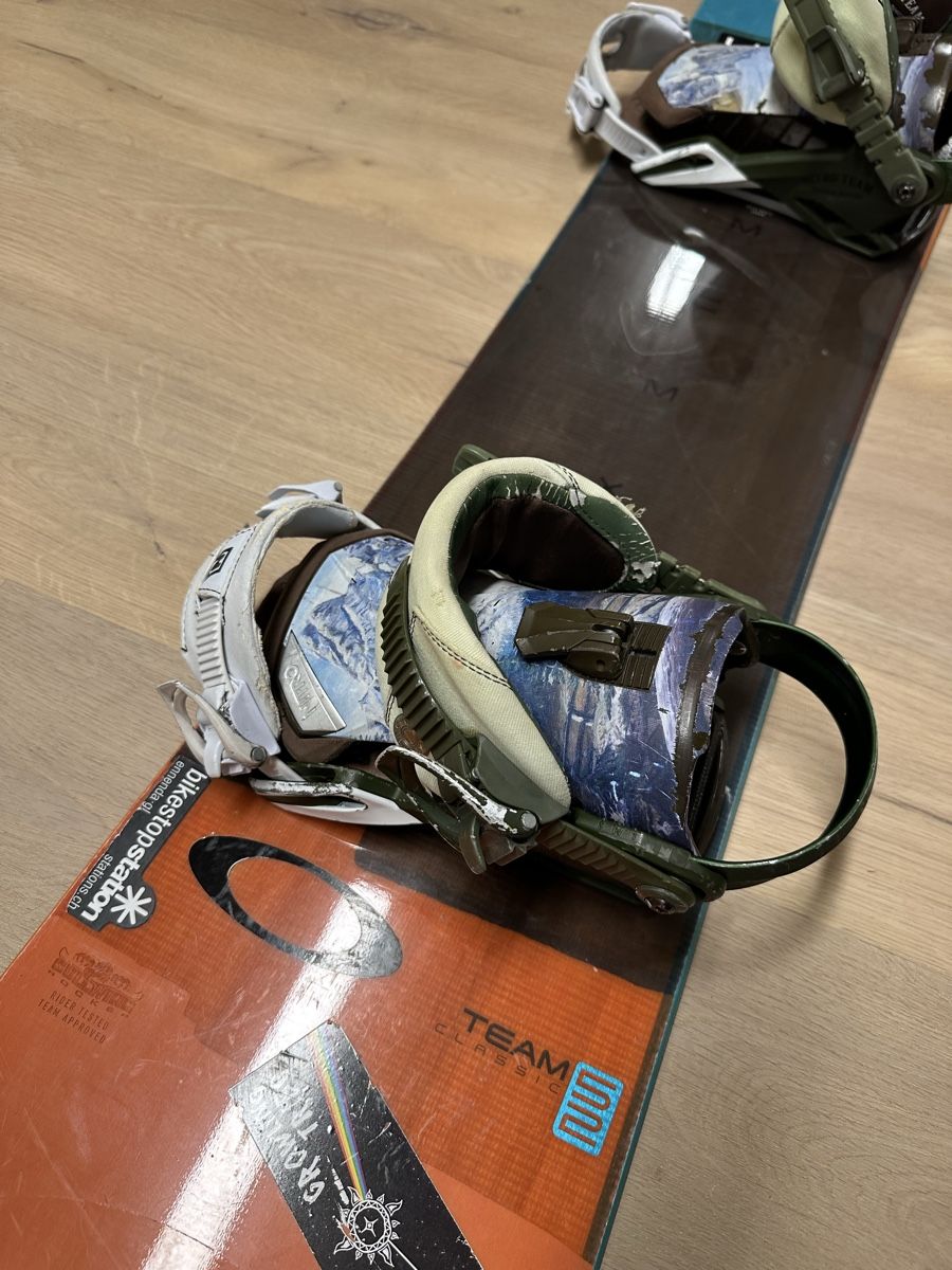 Board: Nitro Team Snowboard inkl. Bindung – Usato da Riedern venduto da Fadrinski 1
