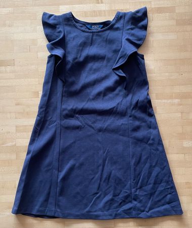 Mädchen Kleid Polo Ralph Lauren Grösse M (8-10) dunkelblau