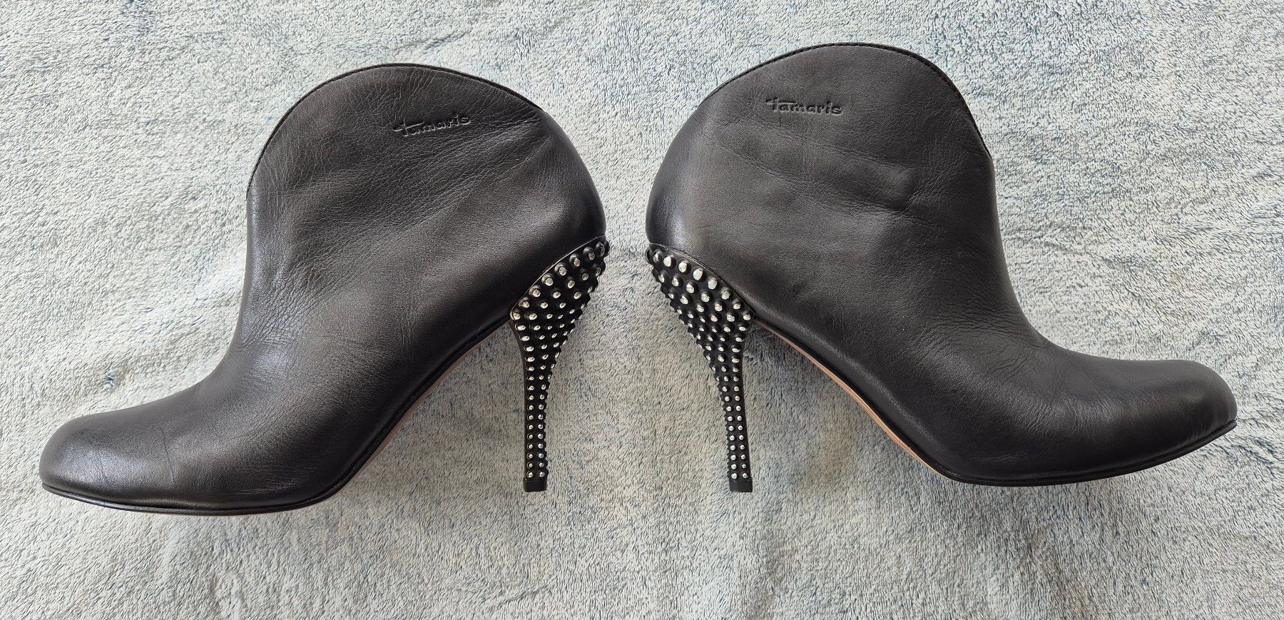 Tamaris Damenschuhe: Tamaris High Heel Lederstiefelette Gr. 41 – Gebraucht aus Schlatt TG von Pfusi3 5