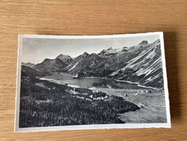 Silsersee und Maloja - Blick von der letzten Bank
