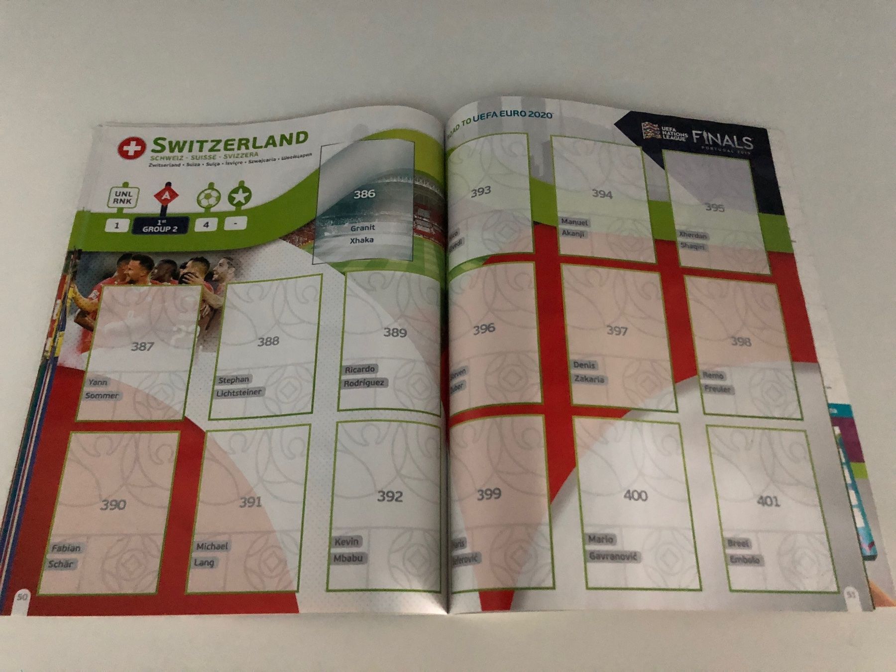 Panini Alben: Panini Leeralbum Road to EM 2020 – Gebraucht aus Hergiswil LU von FcMalkov 5