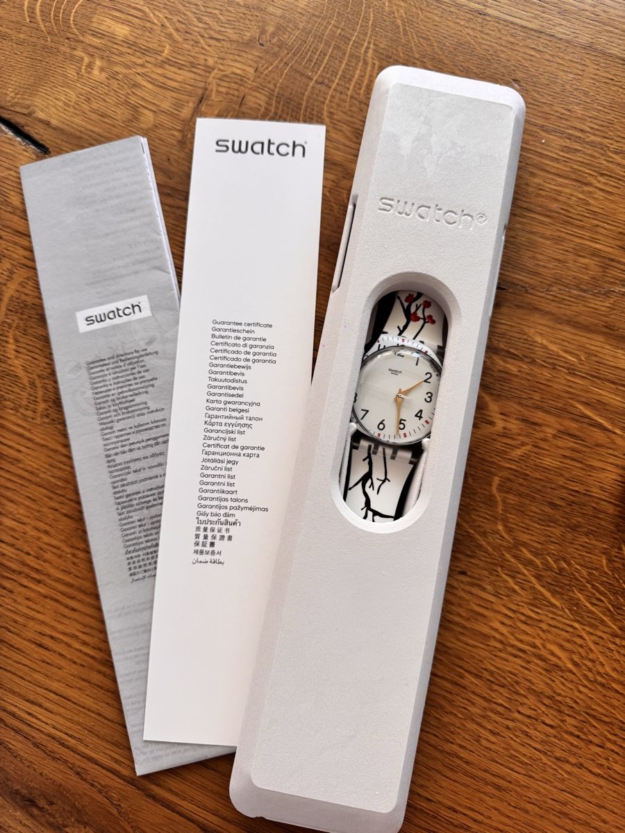 Swatch Orologi: Swatch Aktionärsuhr 2021 – Nuovo e nell'imballaggio originale da Basel venduto da Romandi