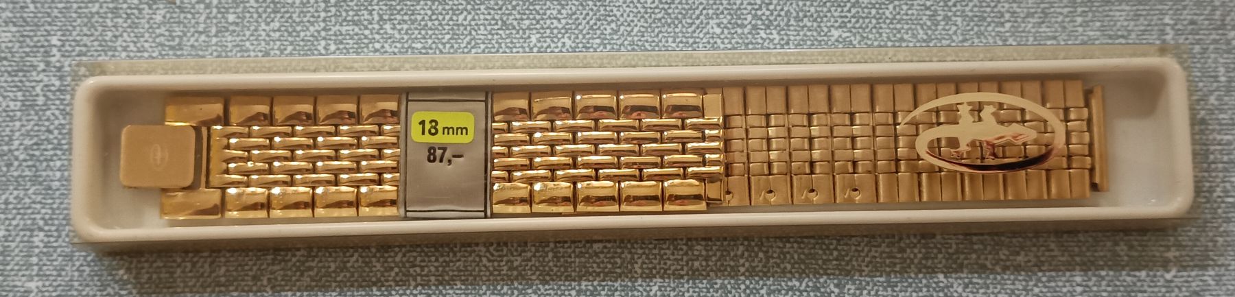 Armbänder & -reifen: NOS, Goldiges Uhrenarmband Salamander Logo BA 18mm – Neu (gemäss Beschreibung) aus Basel von kim_872m 4