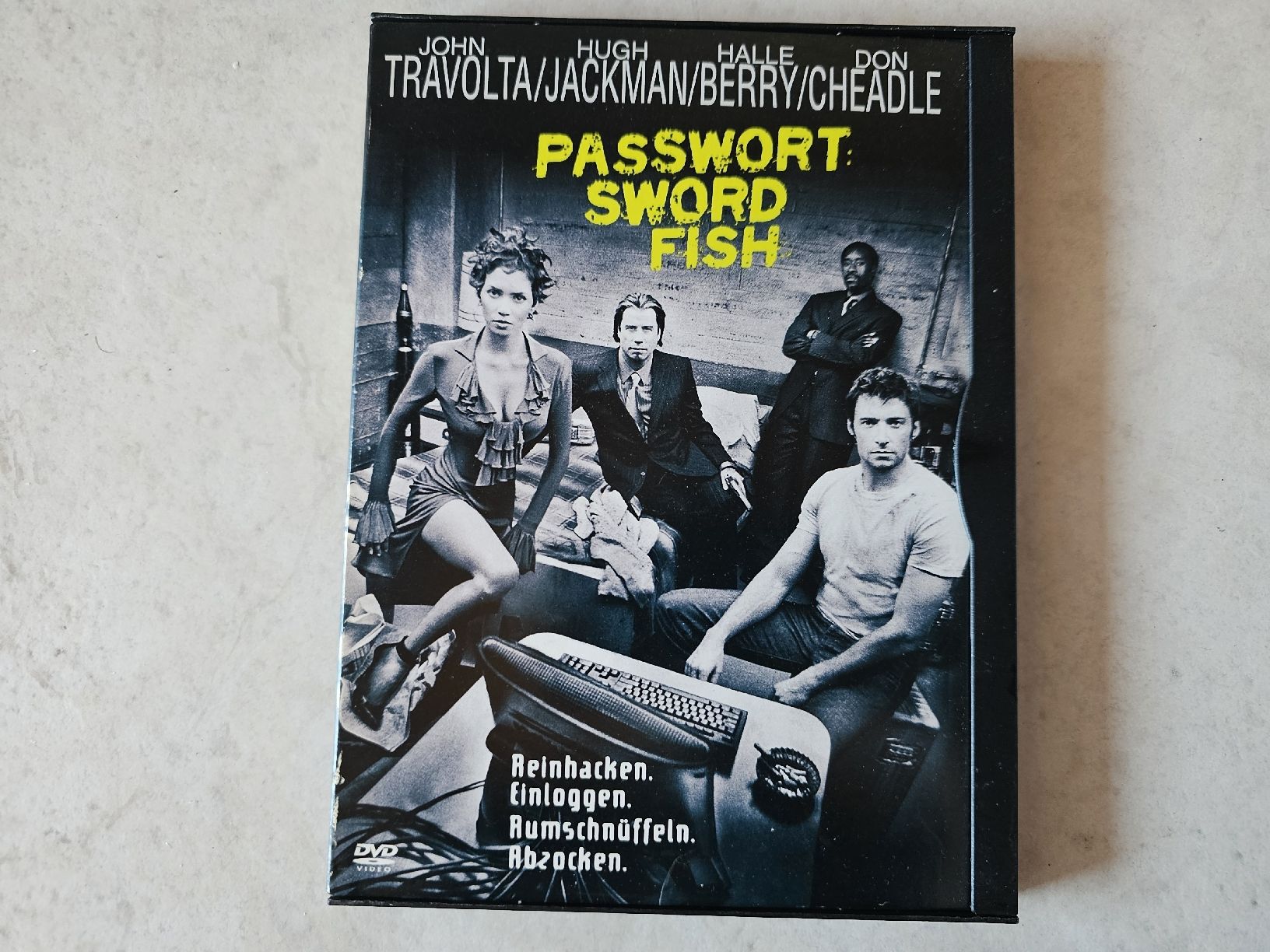 Tutti i DVDs: Passwort: Sword Fish / (John Travolta  & Hugh Jackman) – Usato da Schneisingen venduto da backstore24