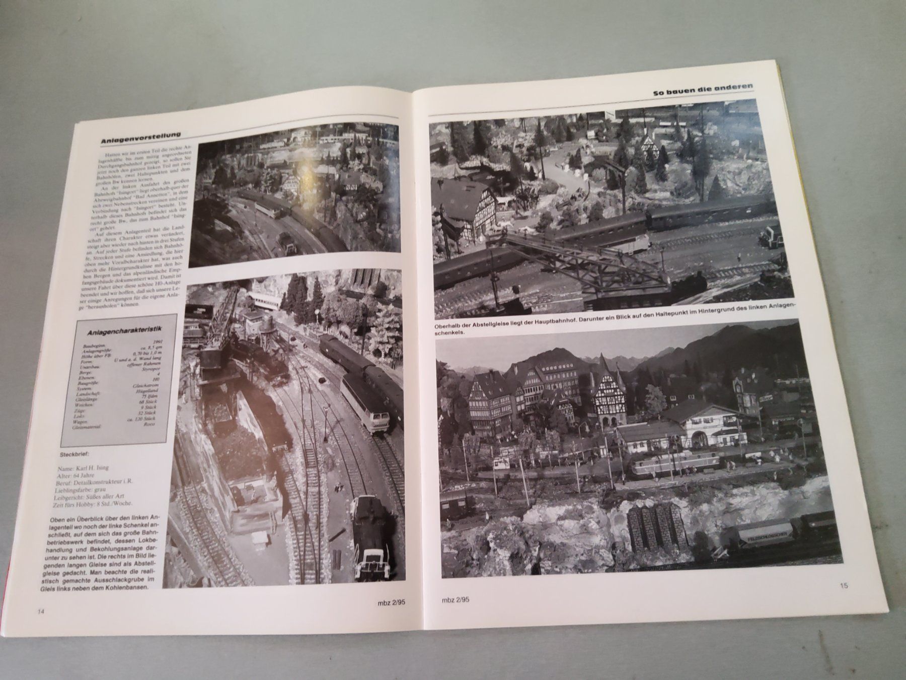 Riviste & Magazine: 2 mbz Modellbahn-Zeitschrifzen 4/1981 + 5/1995 – Usato da Grüningen venduto da VENOM59 5