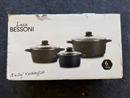 Luca Bessoni “Finley” Kochtopfset – 6-teilig (NEU)