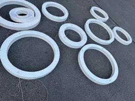 9 Stück  Designer Deckenlampen  Ring  Lieferung Möglich