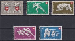 O62) Satz Pro Patria 1950, mit Gummi ohne Falz