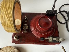 Antiker Detektorempfänger / Kristallradio