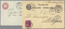 1874/88 MALVAGLIA+POLLEGIO, TÜBELI + GS-NN mit Z/61A, SCHÖN!