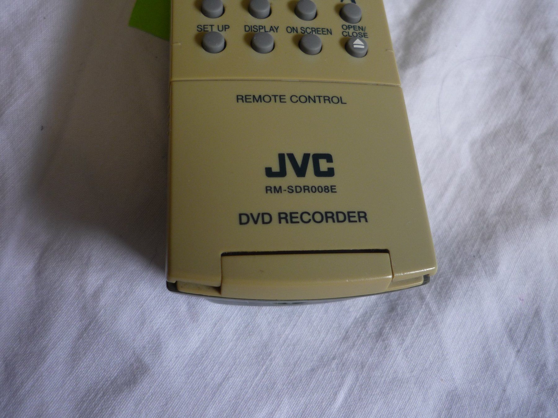 JVC Telecomandi: Fernbedienung JVC - DVD recorder - RM SDR008E – Usato da Beringen venduto da Flatretriever 2