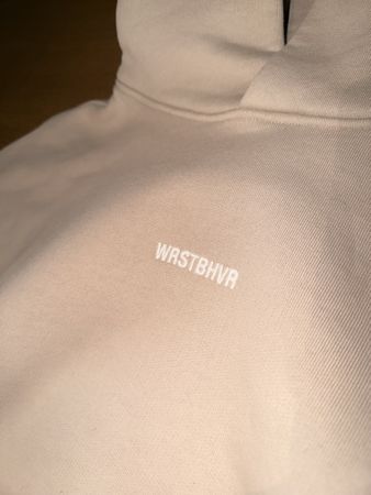 Hoodie WRSTBHRV beige size S new