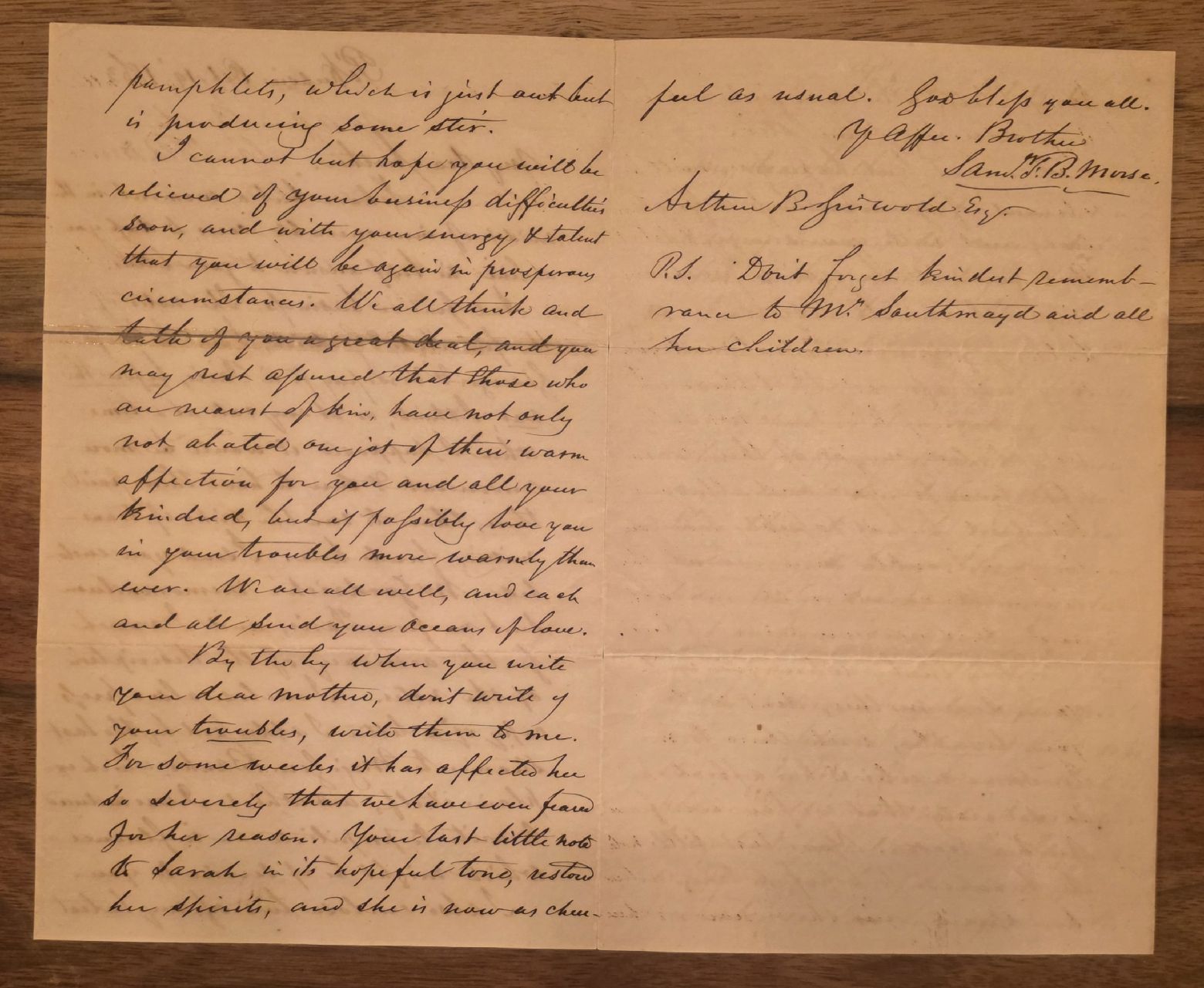 Autogramme: Samuel B. Morse Brief mit Couvert von 1863 – Neu (gemäss Beschreibung) aus Feldbach von gardenmagic 2