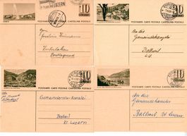 10 Bildpostkarten Schweiz
