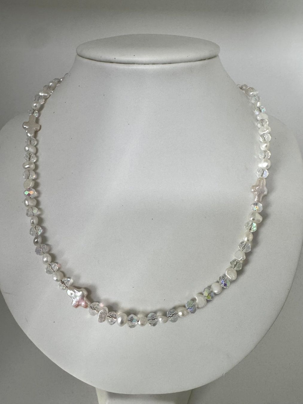 Catenine: Halskette Perlen, Tschechischer-Kristall – Nuovo (secondo la descrizione) da Biberist venduto da tl-schmuck