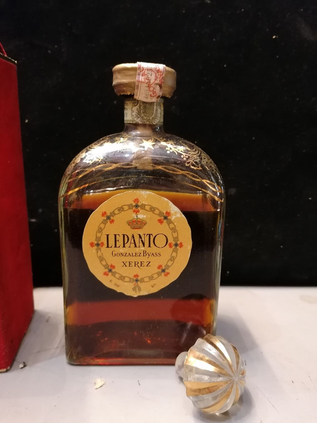 Bevande alcoliche: Brandy Lepanto, Gonzalez Byass, Xeres – Usato da Genève venduto da Leboucheoreilles 2