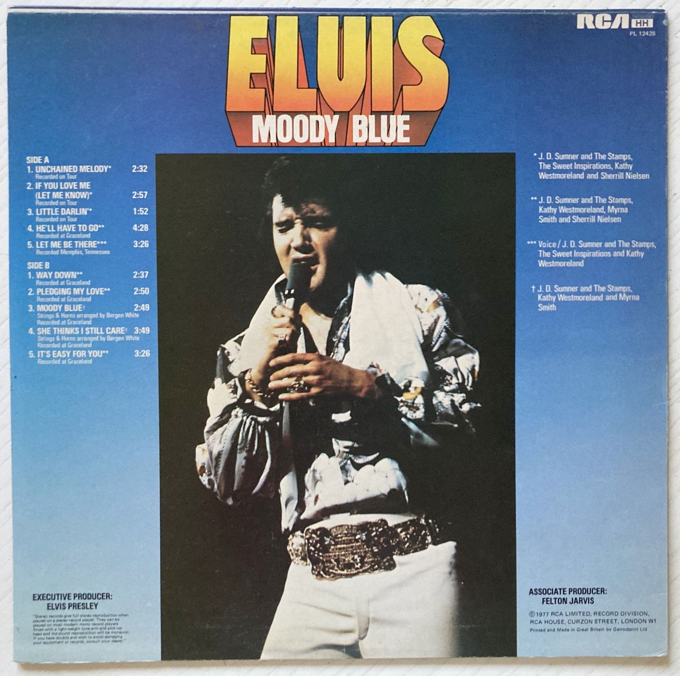 Dischi in vinile: ELVIS PRESLEY - MOODY BLUE – Usato da Bottens venduto da hotter-than-hell 1