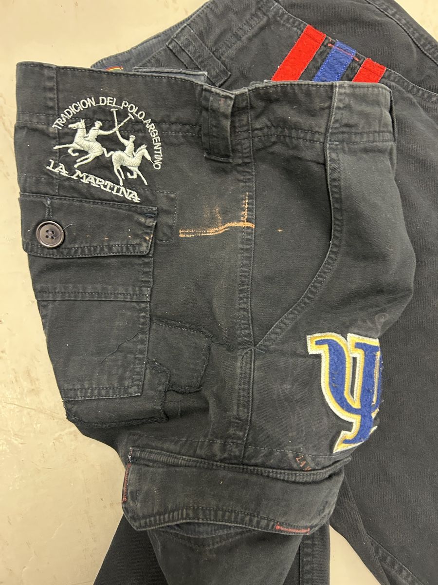 La Martina Pantaloni: La Martina Shorts, Grösse 46, Navy – Usato da Bern venduto da floorball_zoro 2
