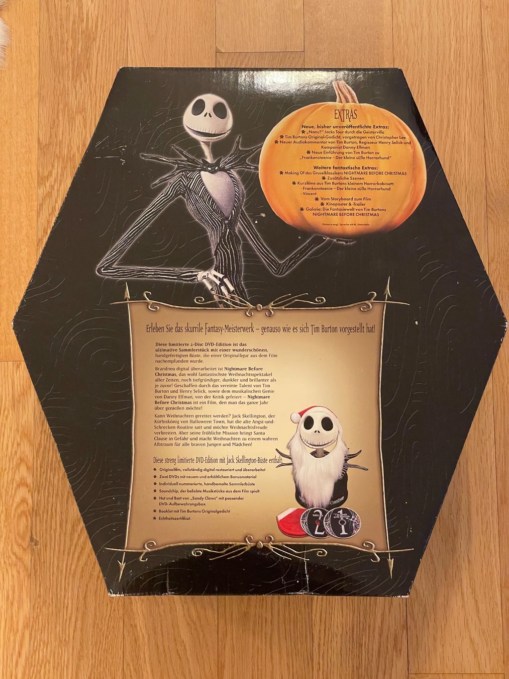 Disney Statuette: Jack Skellington Nightmare before Christmas DVD Figur – Nuovo (secondo la descrizione) da Corcelles NE venduto da gingerbrain 1