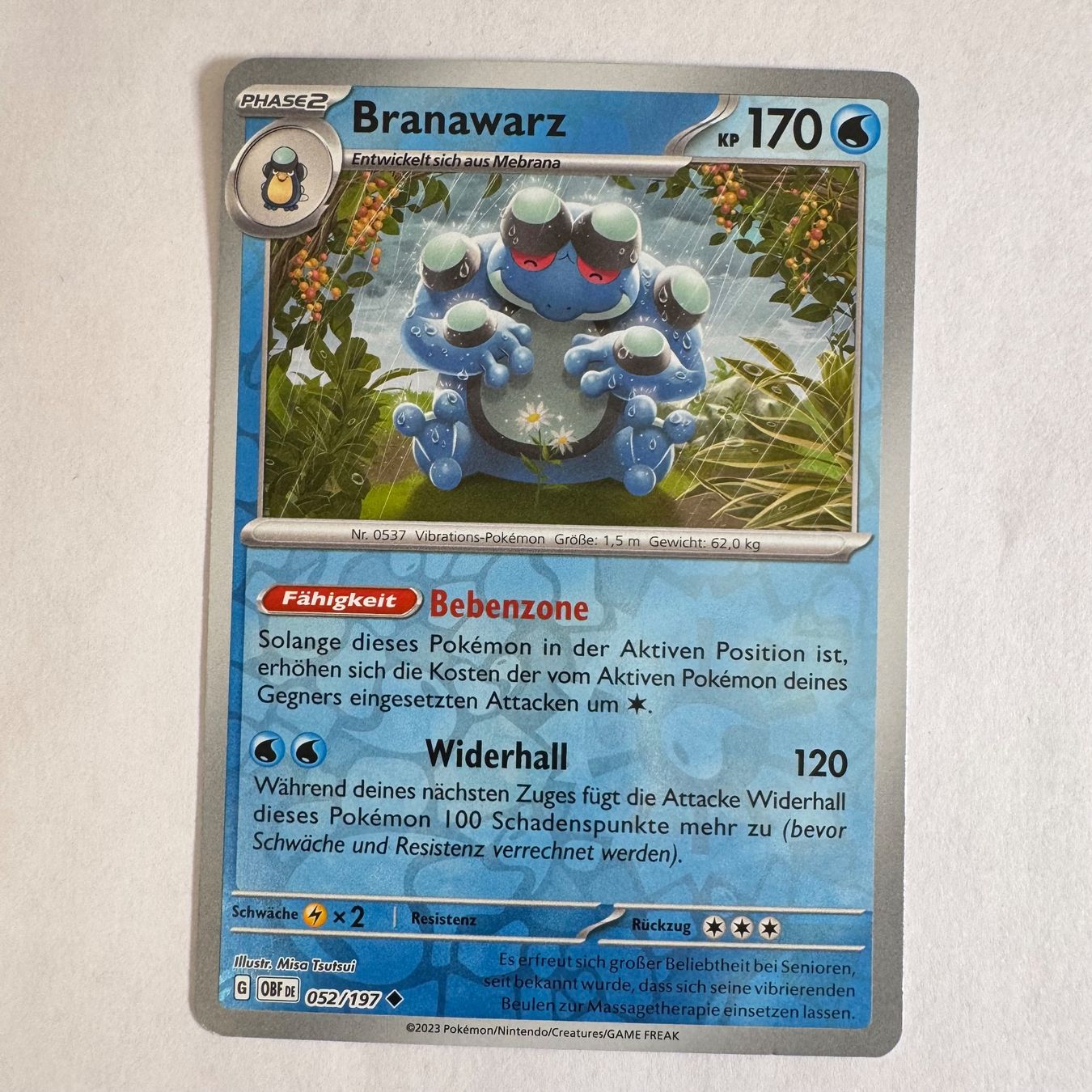 Pokémon Carte collezionabili: Pokémon OBF - Branawarz - 52 / 197 - DE – Nuovo (secondo la descrizione) da Staad SG venduto da miaCards