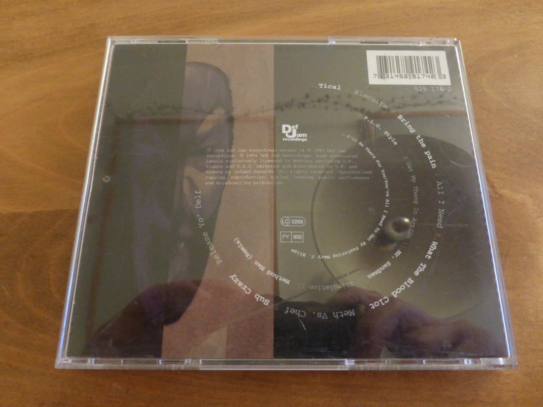 CDs: Method Man - Tikal Debut Album Hip Hop Rap CD – Gebraucht aus Zumikon von psisound 1