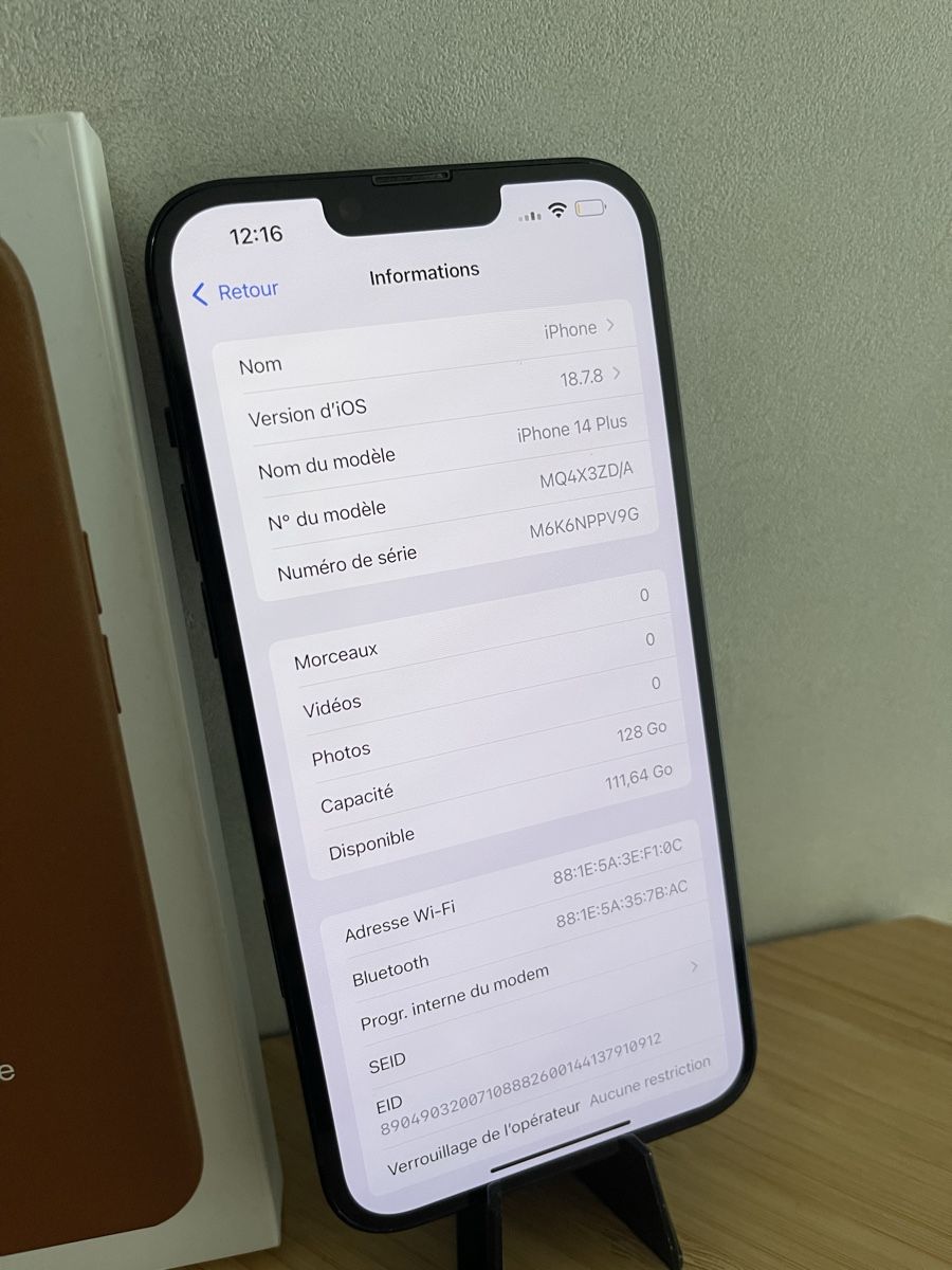 Apple Handys / Smartphones: IPhone 14 Plus 128gb Akku 87% – Gebraucht aus Biel/Bienne von Pro.max 8