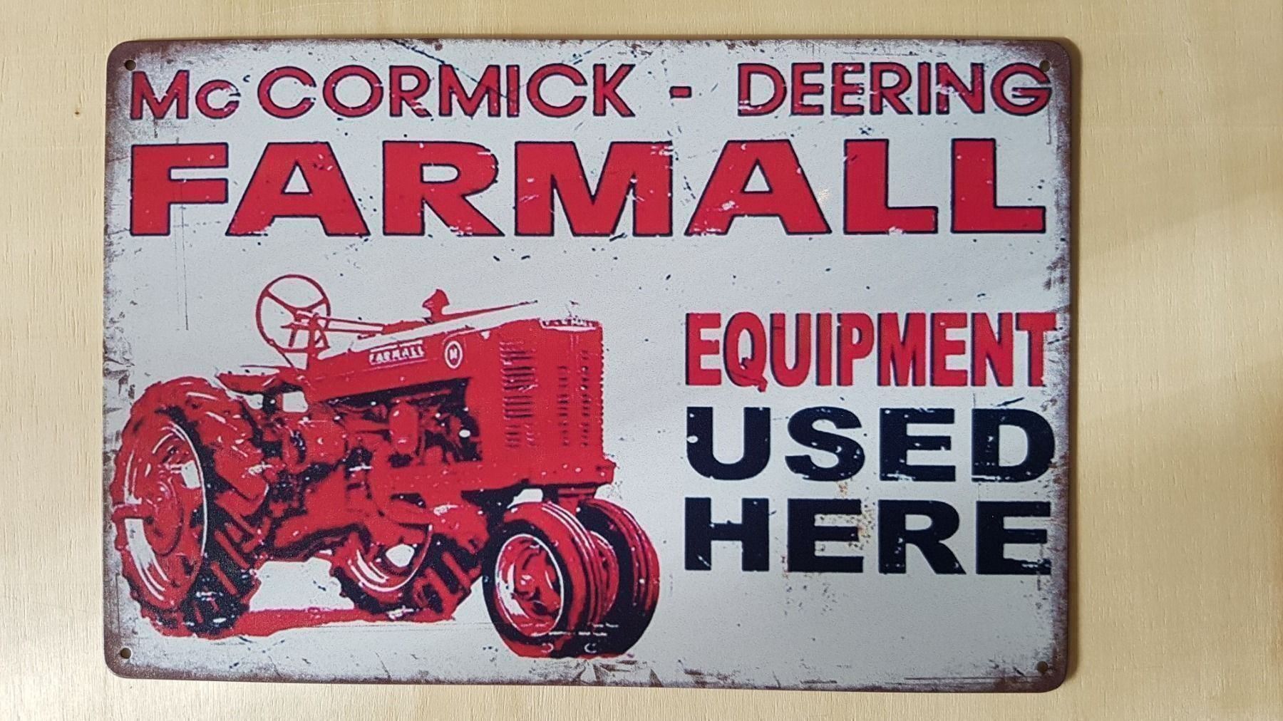 Insegne: Mc Cormick Farmall Blechschild – Nuovo (secondo la descrizione) da Alberswil venduto da mech350