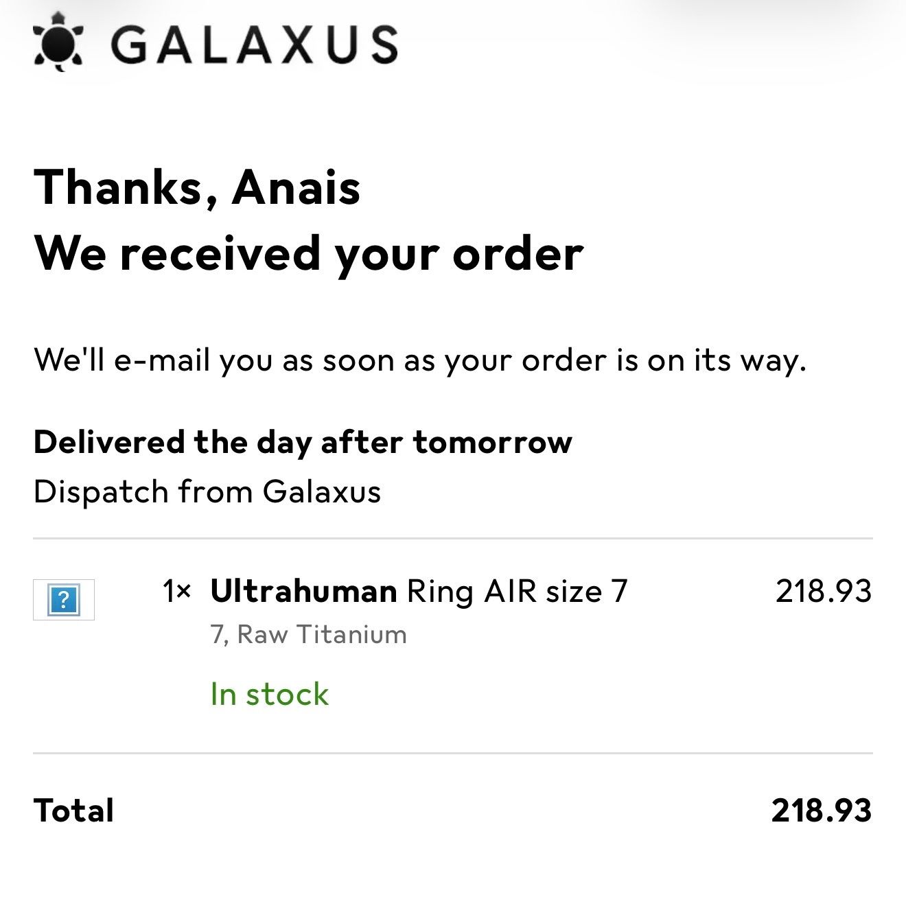 Smartwatch: Ultrahuman Ring AIR Size 7 – Gebraucht aus Zürich von anrich99 2