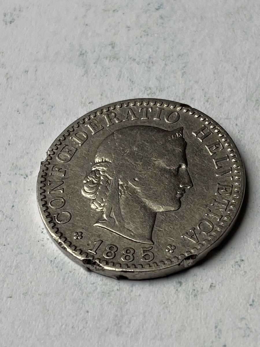 Tutti le monete: CHF 0.20 - 1885 – Usato da Payerne venduto da Mike1682 1