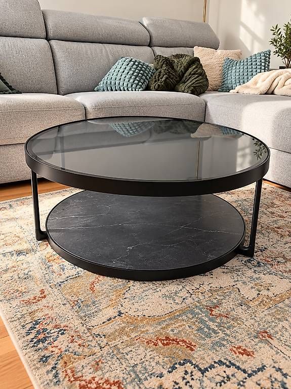 Tavoli: Couchtisch rund schwarz 88cm – Usato da Uster venduto da alexandra11a 1