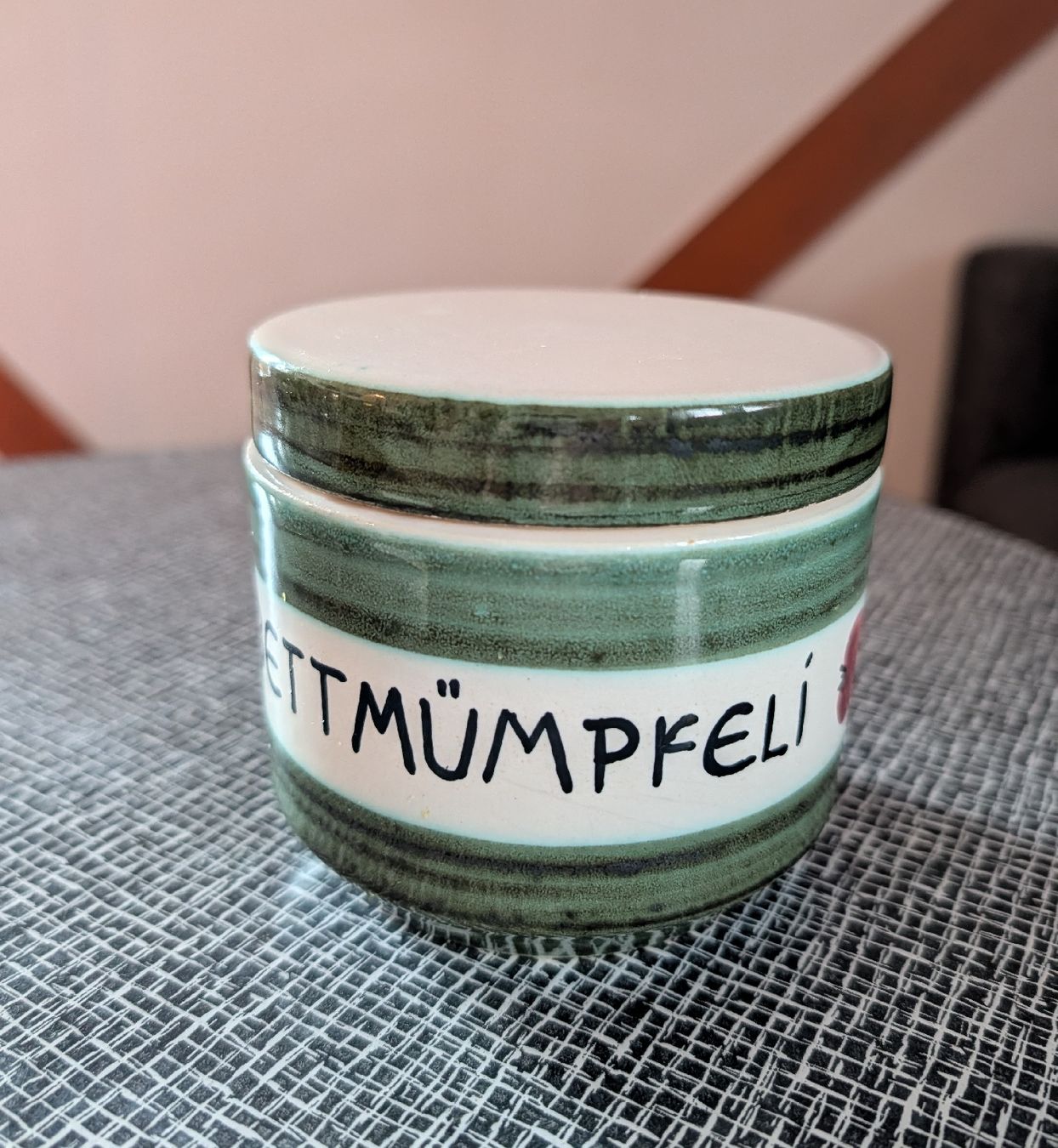 Zuccheriere: Keramikdose "Bettmümpfeli" Vintage, dekorativ – Usato da Nänikon venduto da Haexli_70 1