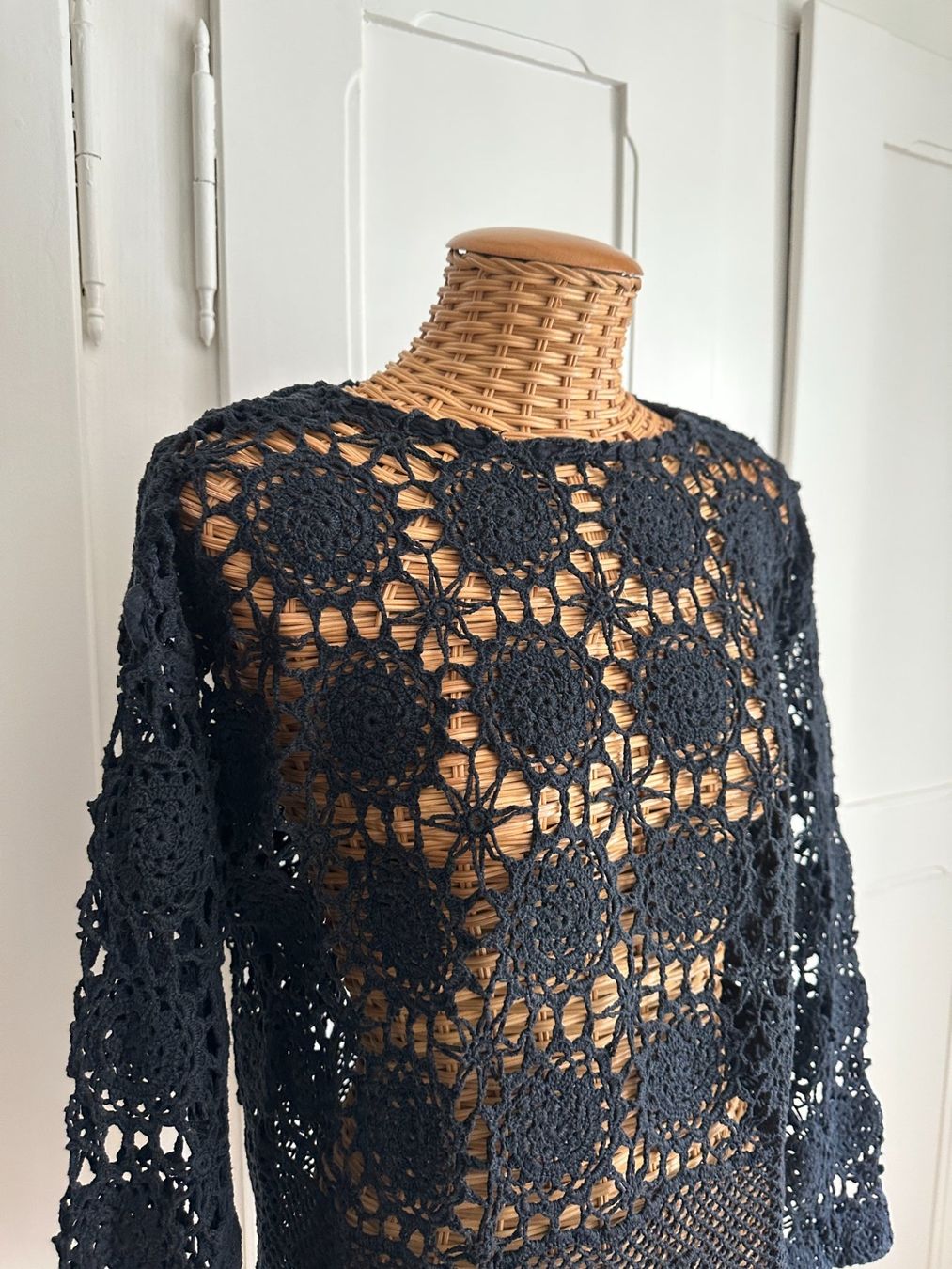 Maglioni & Felpe: Hippie Grobstrick Pullover schwarz - M – Usato da Zürich venduto da Diazaio 1