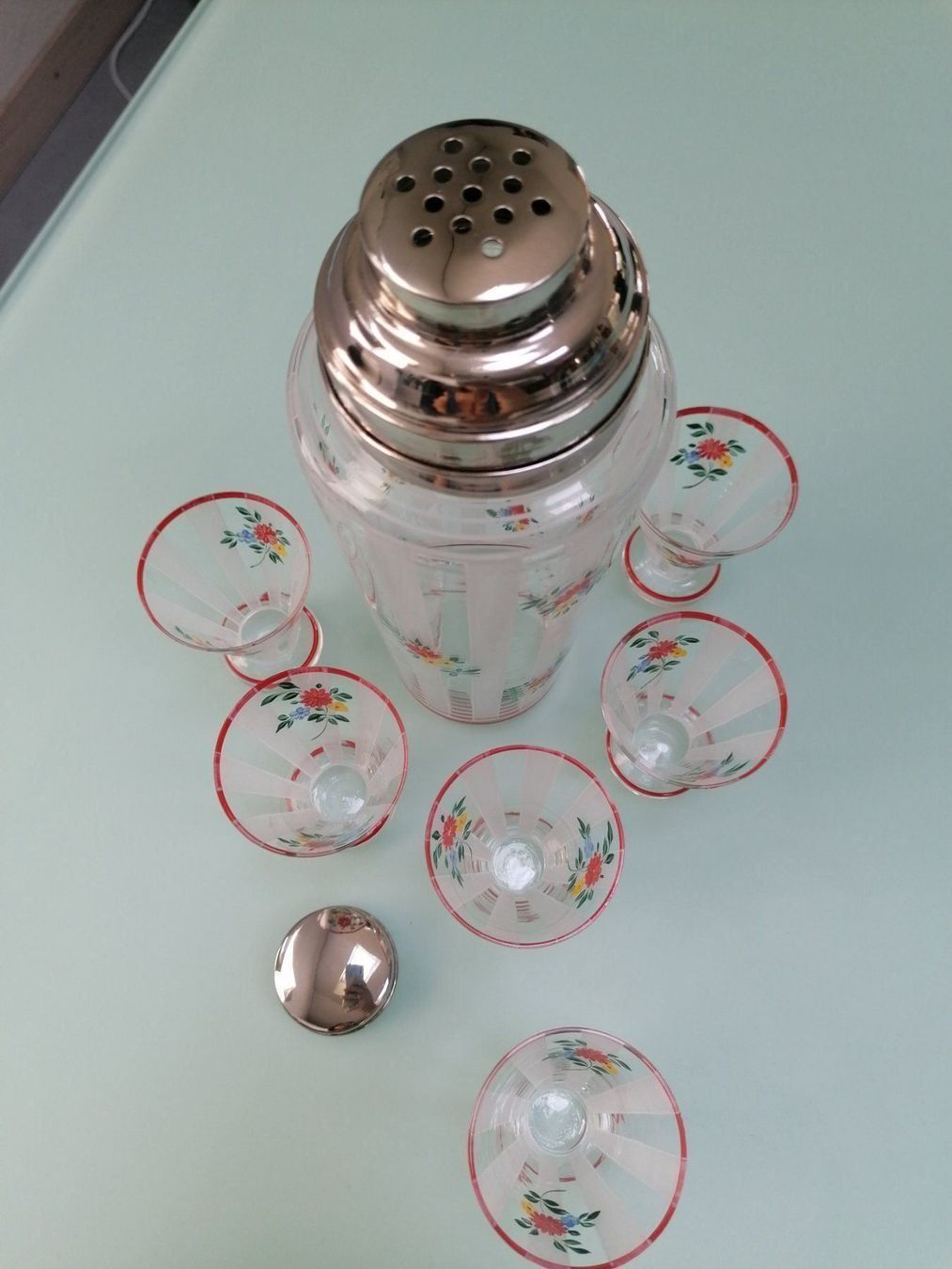 Geschirrsets: Set à cocktail cristal shaker – Gebraucht aus Lignières von Sulyvan 1