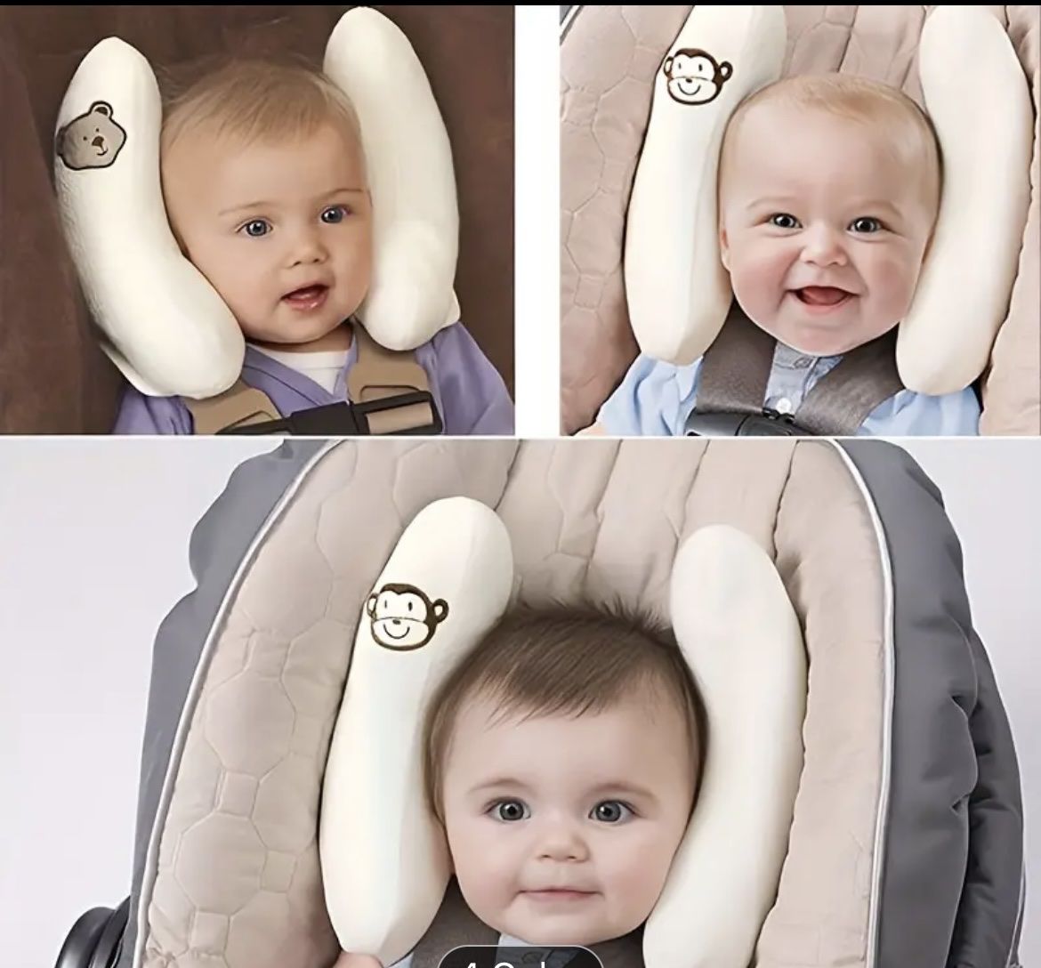 Cuscini: Baby Car Seat Head Support Pillow – Nuovo (secondo la descrizione) da Agno venduto da me_me_me 1